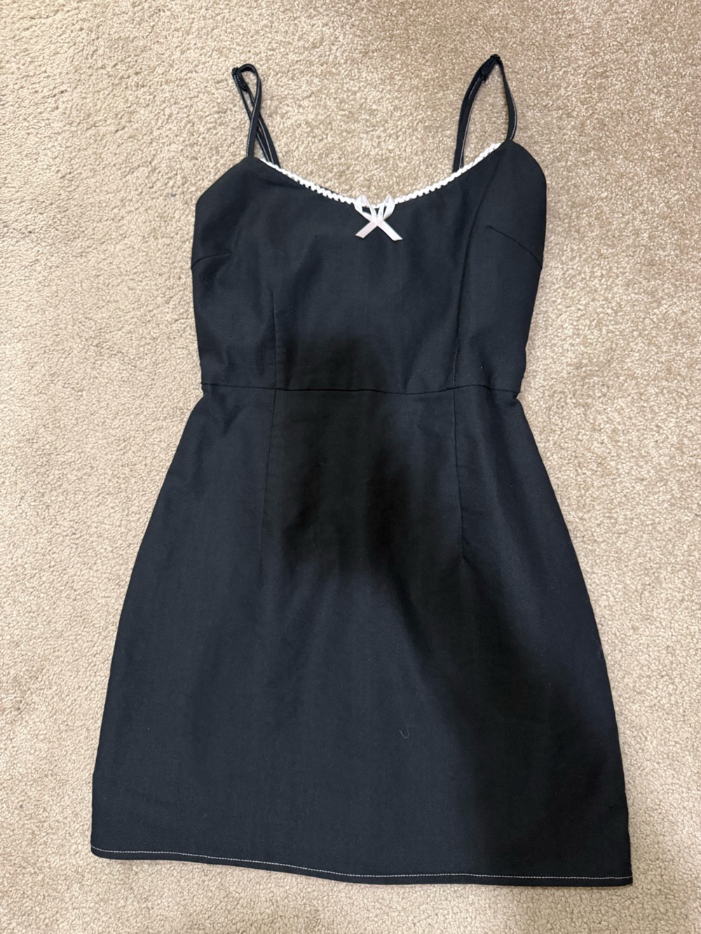 Urban Outfitters Little Black Dress with pink bow
